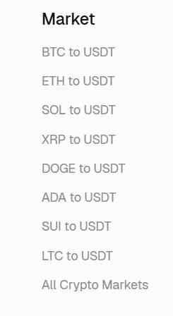 bitunix Markets